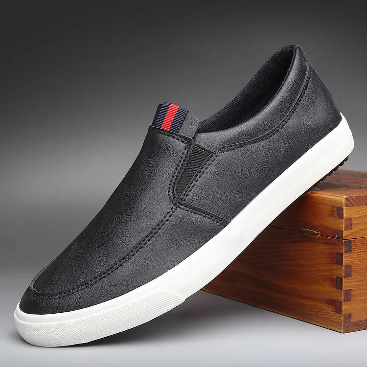 2022 New Spring and Summer Leather Casual Men's Shoes Trend Korean Customized Casual Shoes