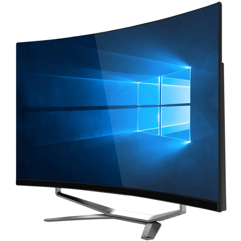 23.8/27/32-inch Desktop Computer Curved All-in-one Pc Core I7 I5 I3 Customizable logo Win11 All in One Computer Office Home Use