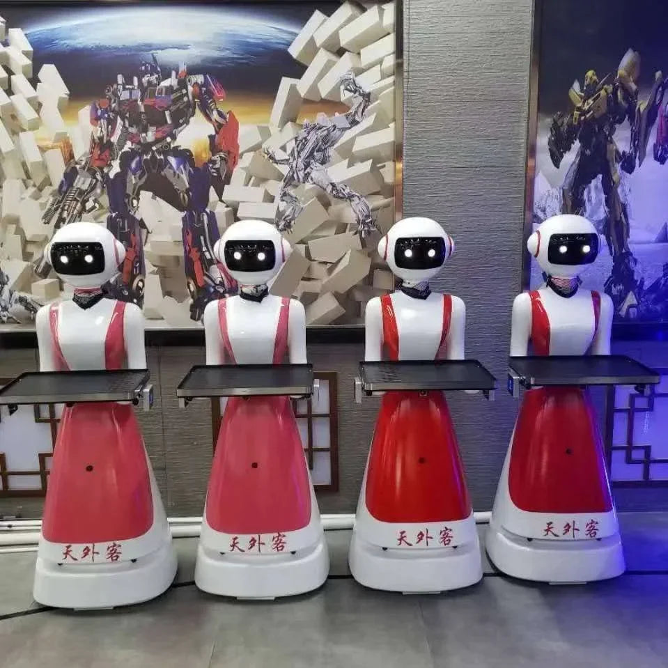 Hotel Restaurant Intelligent Food Delivery Robot, Food Delivery, Multi-functional Waiter, Humanoid Welcome Dialogue