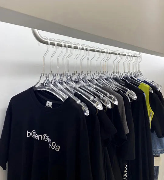 Wholesale One Hundred Kinds Crystal Clear Acrylic Clothes Hanger Manufacturer With Best Quality