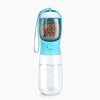 Travel Portable Dog Water Bottle with Food Storage Box Silicone Bowls 2024 New Material Pet Outdoor Safe and Non-toxic PVC