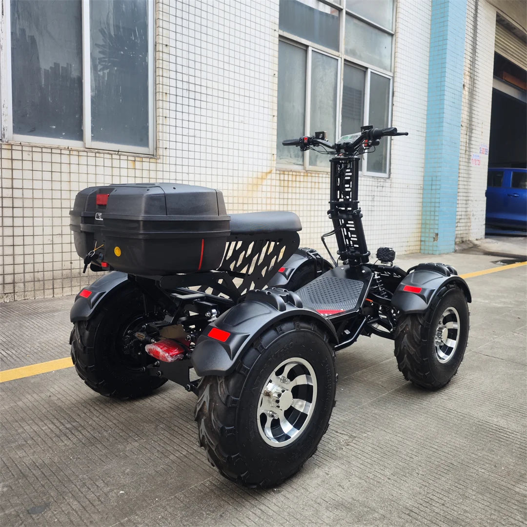 Latest Adult ATV 4X4 Electric Quad 4 Motors 60V 60Ah 80Ah Long Range 10000W Fast Speed 21 Inch Off Road Fat Tire Electric ATV