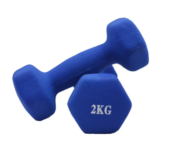 Home Use Bodybuilding Portable Dumbbell Gym Fitness Free Weight Lifting Adjustable Vinyl Neoprene Dumbbell 5kg Dumbbell