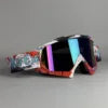 Full Frame PC Rimless Cycling Goggles for Motorcycle & Ski Use Windproof Breathable UV Protection CE Certified Day/Night Use