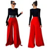 D1467 High Quality Casual Pants & Trousers for Women Solid Color Straight Tube Loose Slim Wide Leg Pants Women Trousers (No Top)