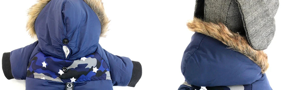 Winter Pet Dog Clothes Warm For Small Dogs Pets Puppy Costume French Bulldog Outfit Coat Waterproof Jacket Chihuahua Clothing