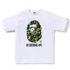 2026 1:1 High Version Ready Stock Letter Printing Bapees Tee Men Trendy PrintedApe Shirt Fashion Designer Bapees Shirt Hot Sell
