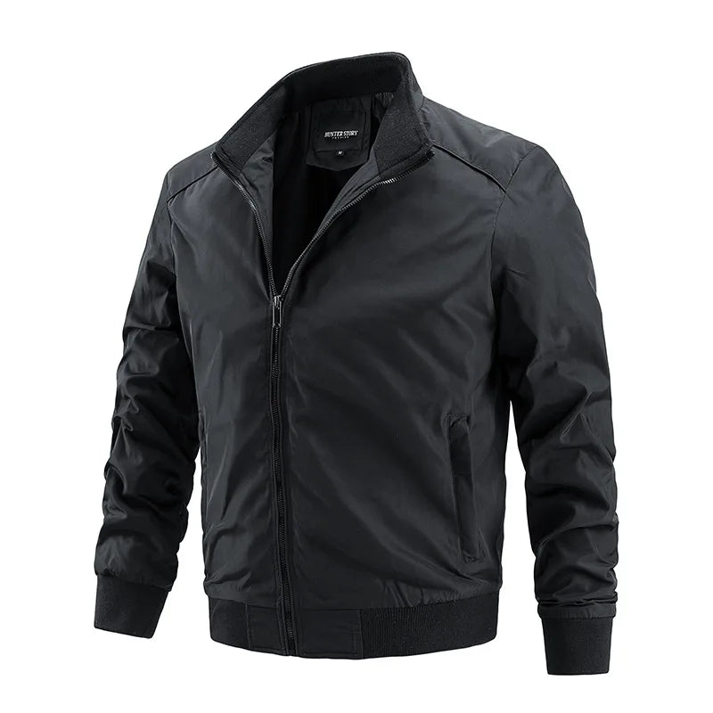 Spring Autumn Jacket Men Casual Coat Men Jacket Outdoors Fashion Zipper Jacket Men Clothing Big Size