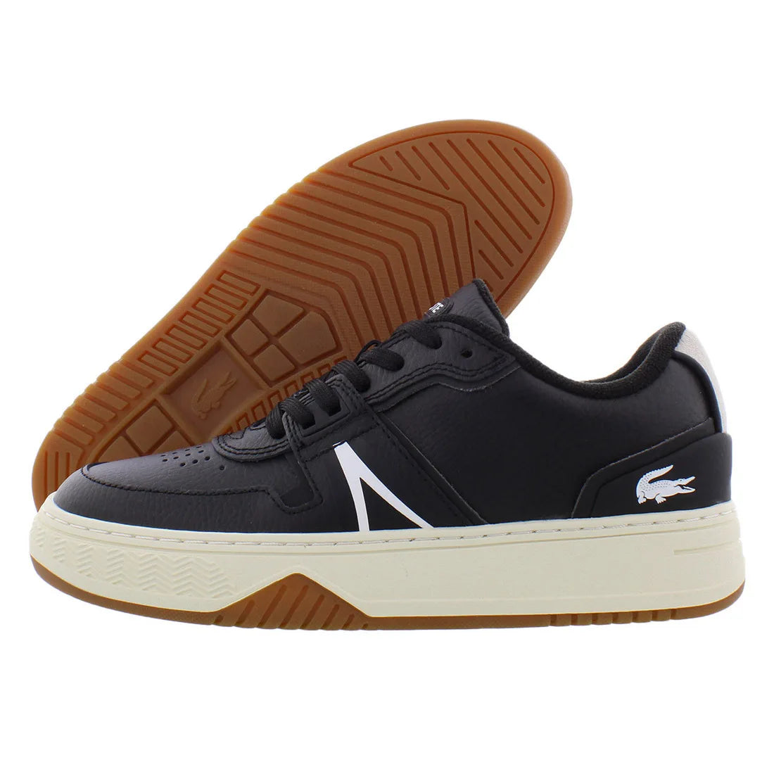 Lacoste L001 Mens Shoes Color: Black/Egret | 100% Authentic