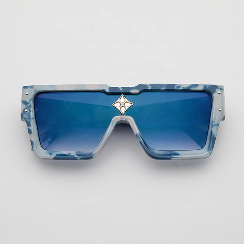 47555 Millionaire Diamond Flower Sunglasses Men Women Fashion Brand Designer Sunshade Uv400 Retro Glasses