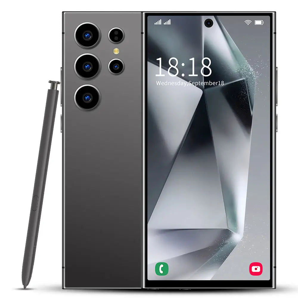 2024 Latest Global Version S24 Smart Cell AI Phone Big Full Screen Long Endurance Netflix Mobile Phone Drop Shipping