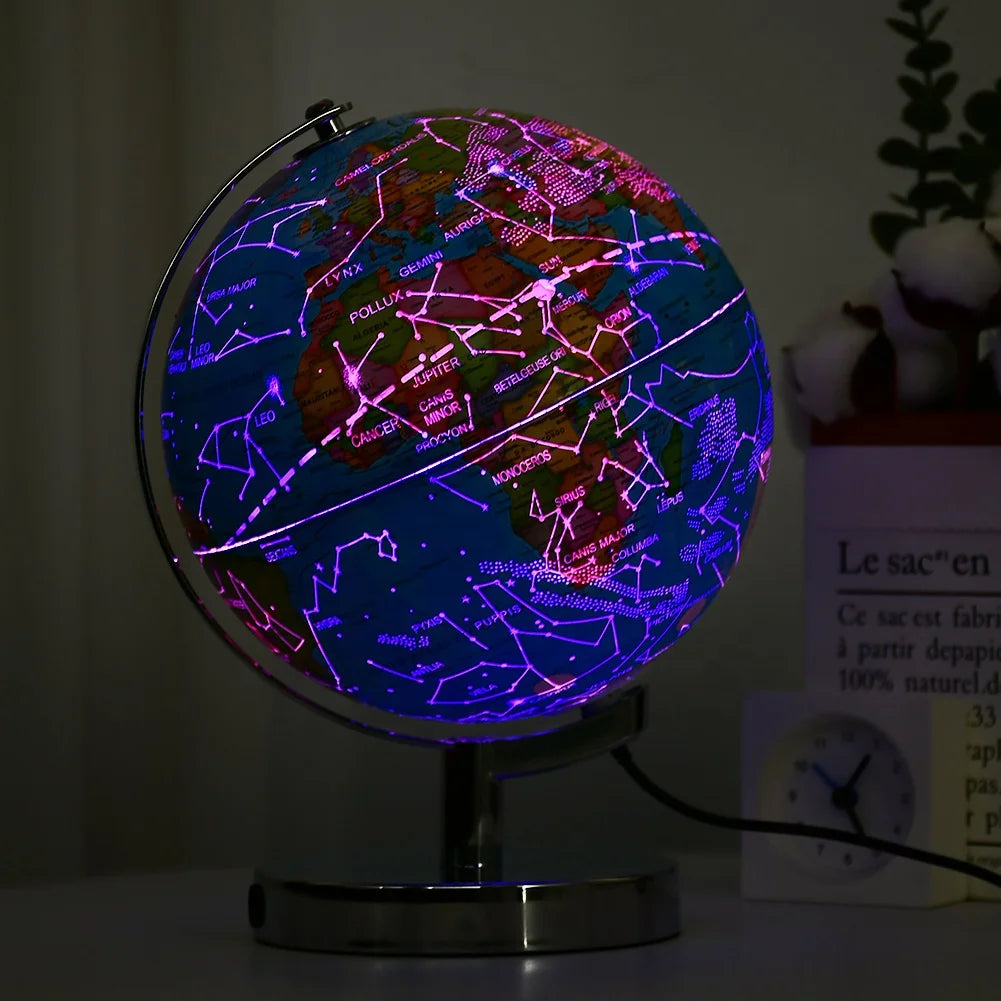 20 cm Educational World Globe Light World Globe Constellation View World Globe for Decor Gifts Promotion Teaching Tool
