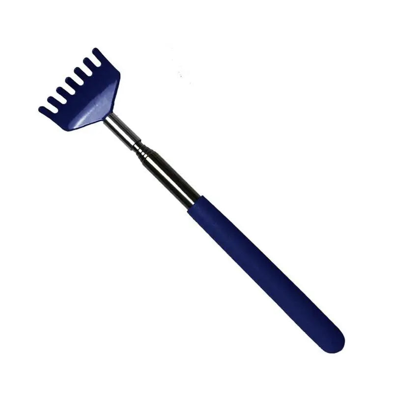 Steel Retractable Itching Scratching Rake Scratcher Massage Tool 1pc Back Scratcher Telescopic