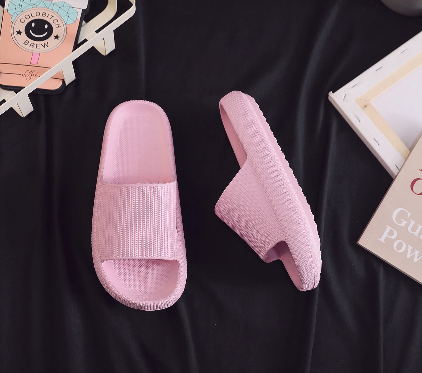 EVA Slides Slippers Outdoor Indoor Sandals for Women and Ladies Shoes Men Pillow Cushion Slides Footwear Custom Logo Wholesale