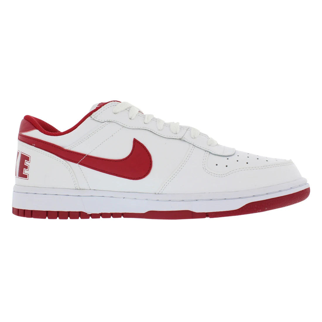 For Big Low Mens Shoes Color White/Gym Red 100% Authentic Model MSS-355152150