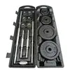 High Quality Chrome 50 kg Dumbbell Set Multi-function Home Fitness Adjustable Barbell 50KG Dumbbell Set