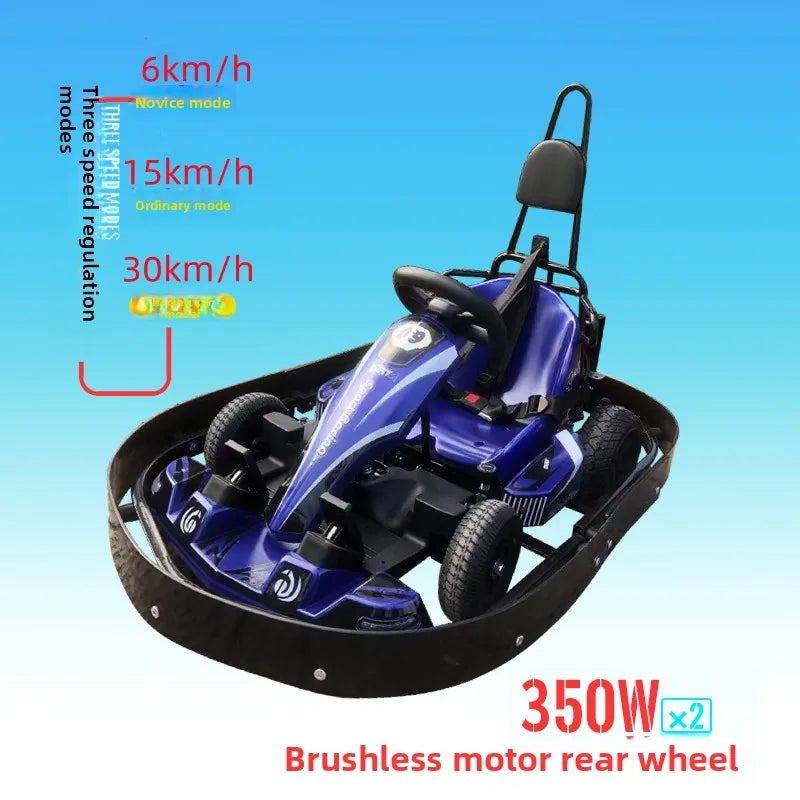 Karting Electric Go Kart Car Go Cart Racing Go Karts for Adults Kids Electric Go Kart Go Karts for Kids
