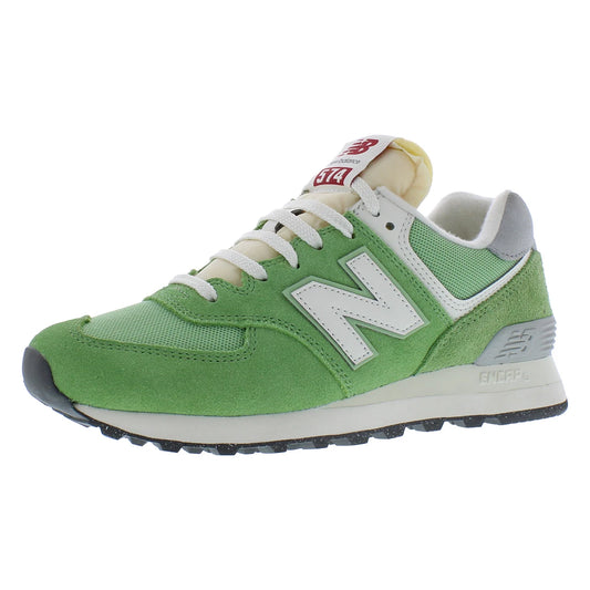 New Balance 574 Unisex Shoes Color: Green/White | 100% Authentic