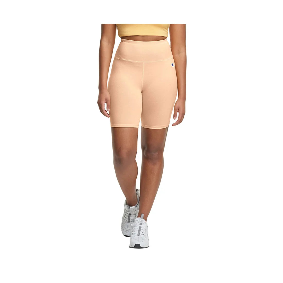 Champion Everyday Bike Womens Active Shorts Color: Orange/Certain Peach | 100% Authentic