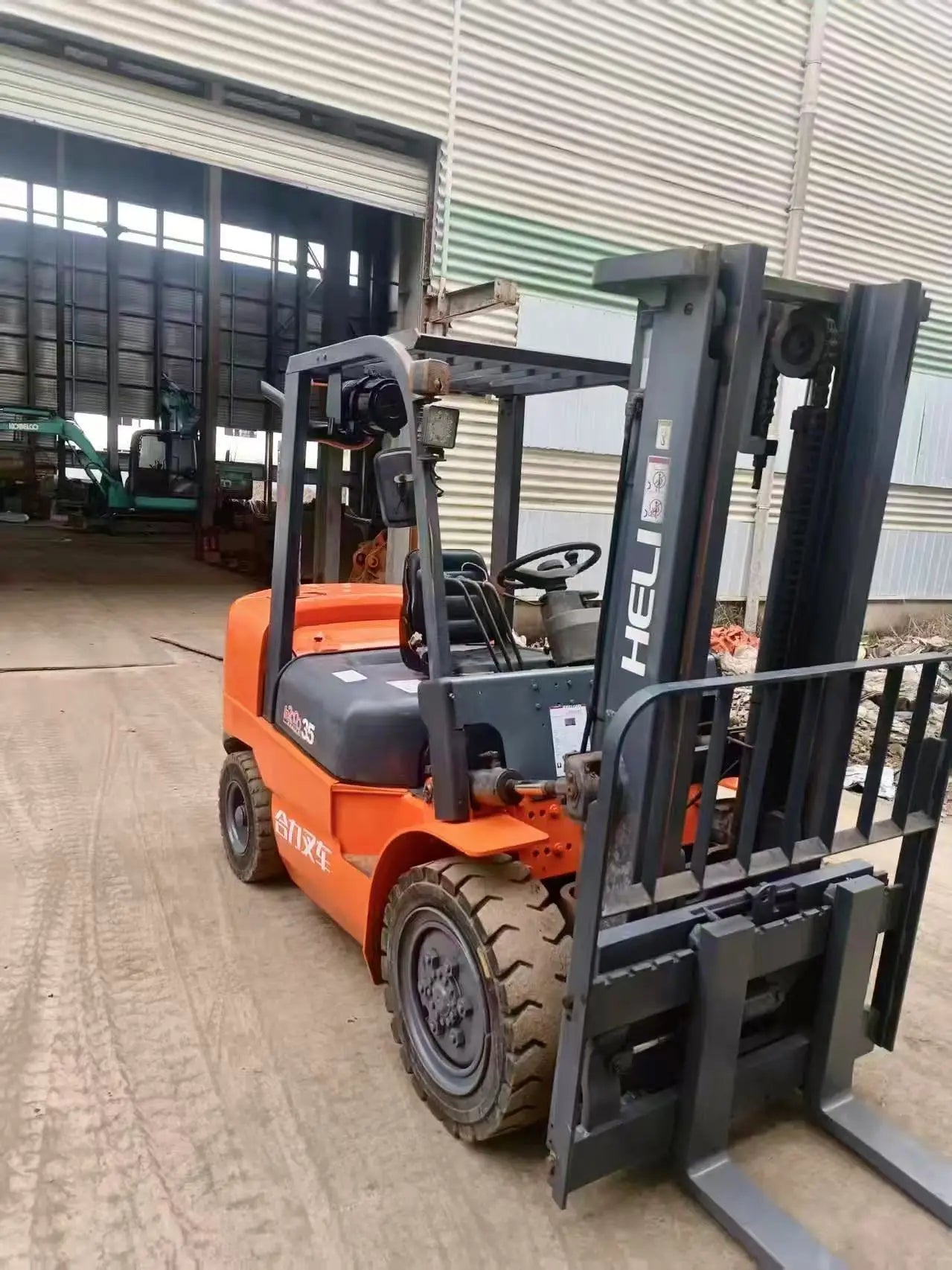 Pre-owned Second-Hand Forklift Heli 3ton Diesel Forklift in Good Condition Use Cost-Effective EAC PVoC CE SASO Certified