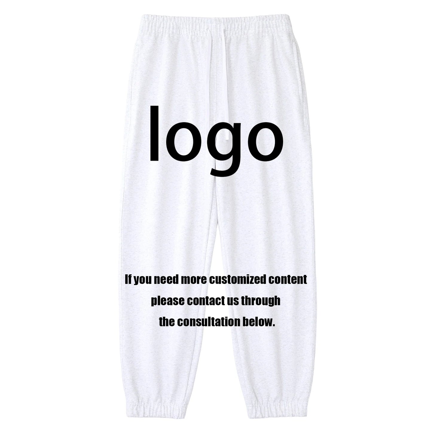 Lounge Wear Light Fleece Cuffed Leg Loose Men Sweatpants Baggy and Hoodie Set