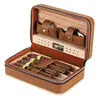 Luxury Dupont stingray Peter James Cigar case Custom Real Genuine Leather Travel Set Cigar case