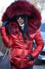 Liu Ming Oem Odm Winter Women Clothing Fashion Hood Faux Fur Collar Outwear Parkas Ladies Jacket Plus Size Coat