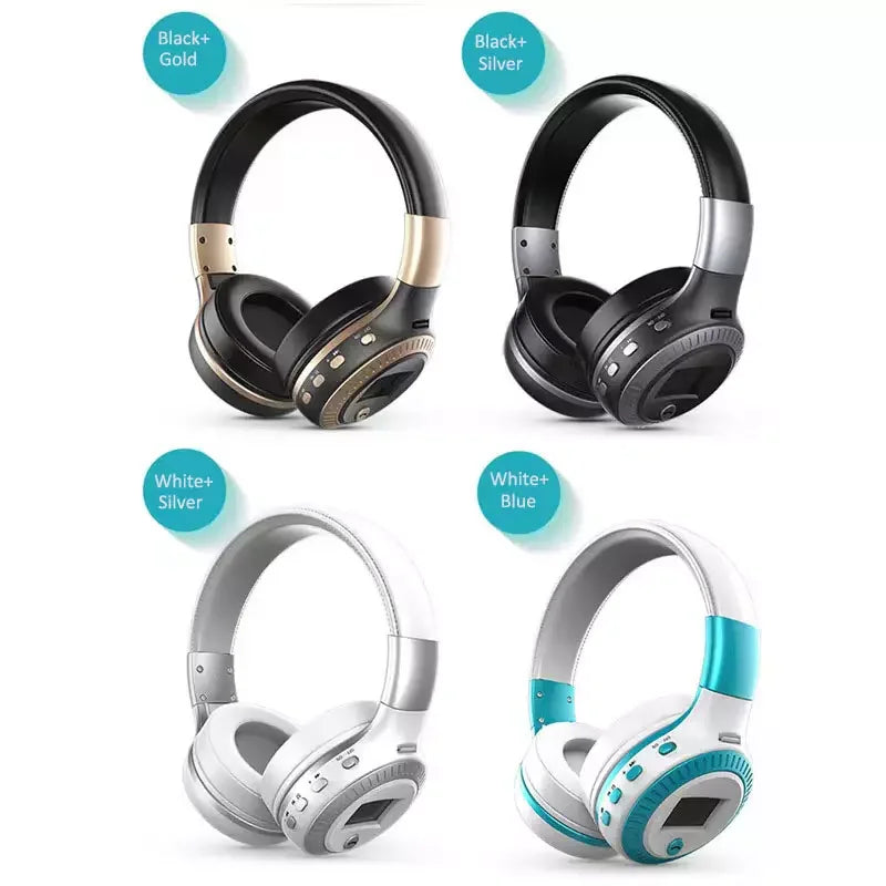 Noise Cancelling Wireless Audifonos Foldable Hifi Deep Bass B19 Headphones & Earphones Audio With Mic Over Ear