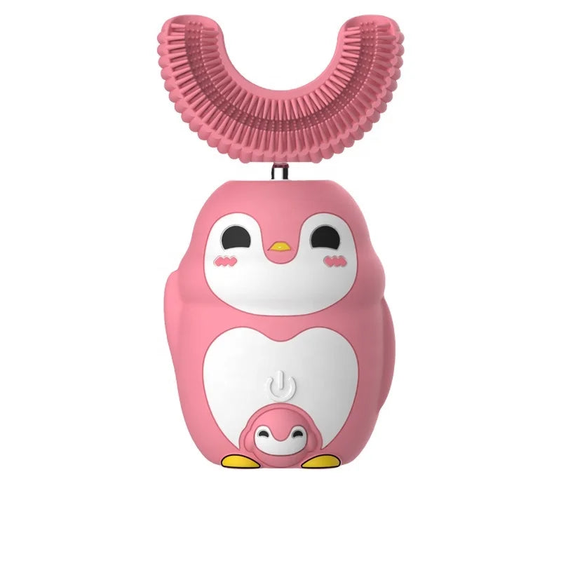 Quality Fashion Custom Girl Pink Cartoon Rechargeable Power Child Electric Children Toothbrush 2021