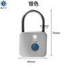 Smart Fingerprint Locks with Memory Card Storage Convenient Secure Padlocks for Luggage Dormitory Cabinets Travel Safely Charged