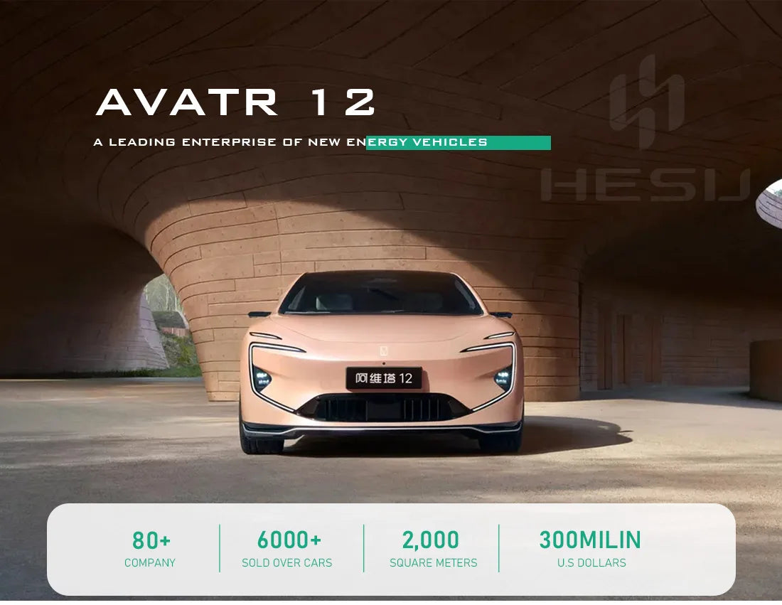 Electrico Avatar 12 Single Motor Dual 4 Door 5 Seat Electric Car Changan Avatr Avatar 12 2023 2024 Price Huaweis Avatr 12