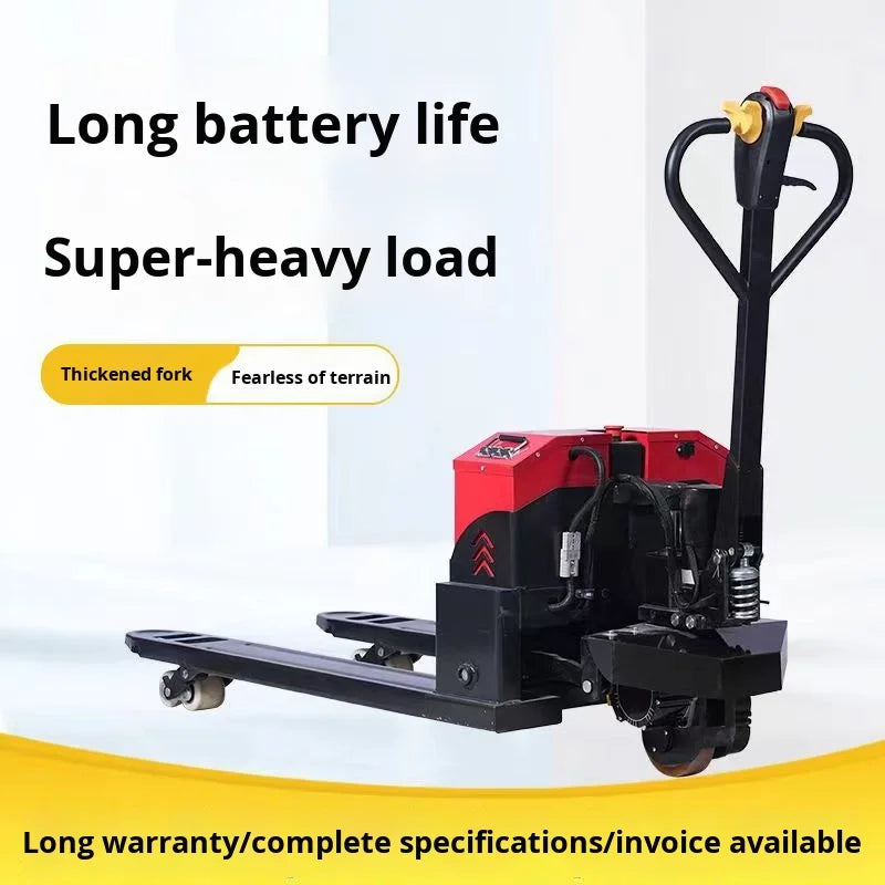 3 Ton Lead-Acid Battery Electric Pallet Truck Forklift with Standing Operation for Retail Use
