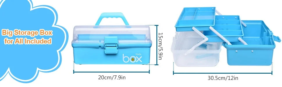 Professional Blue 236pcs Baking Pastry Tools Kit Cake Decorating Supplies Storage Case Piping Bags Icing Tips for Cupcake Adults