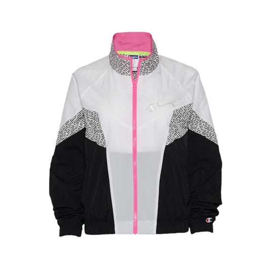 Champion Mtv Limited Edition Colorblock Woven Womens Jackets Color: White/Black/Pink | 100% Authentic