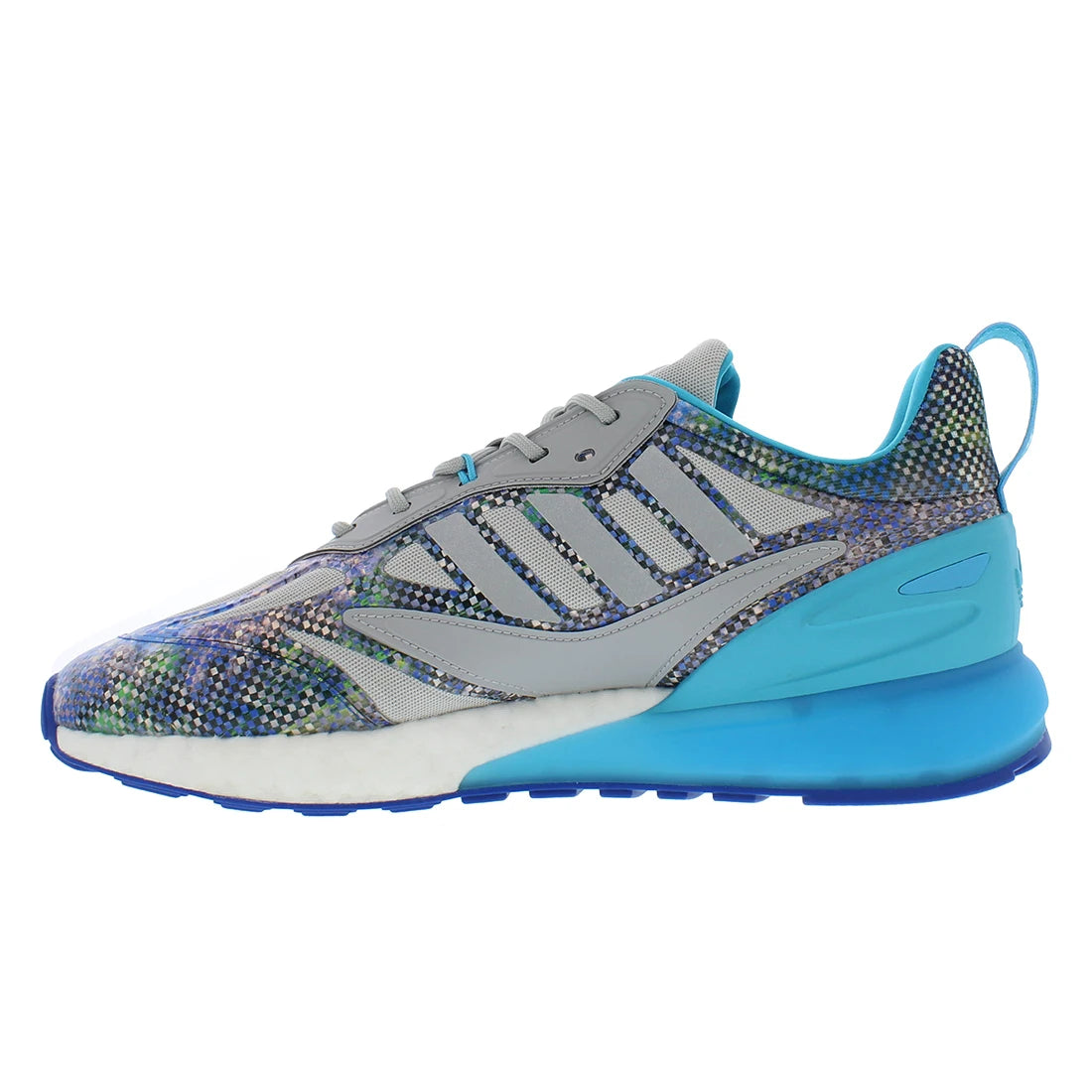 For Ninja Timein Zx 2K2 Mens Shoes Model MSS-GZ3744 Color Grey/Blue 100% Authentic