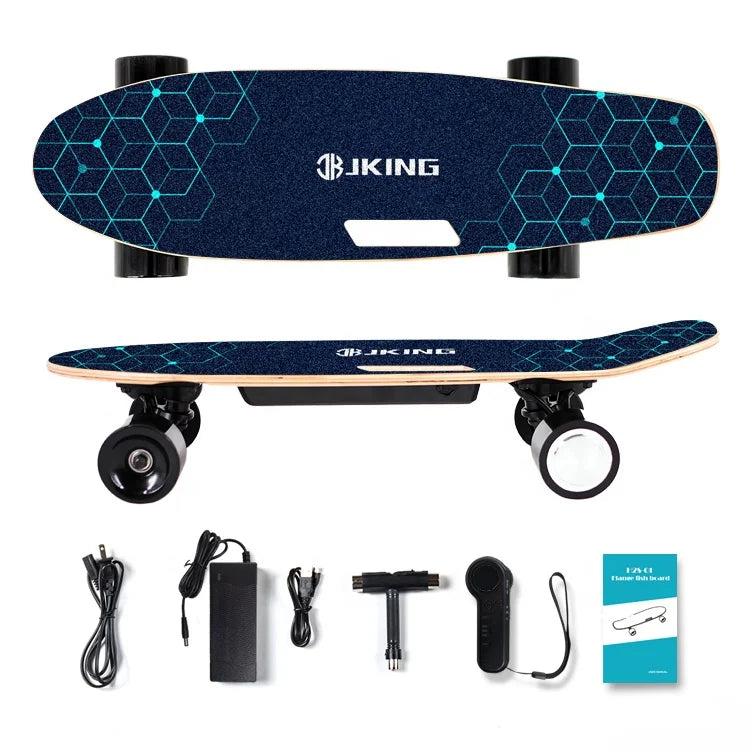 JKING H2S-01 MINI 650MM Electric Skateboard 350W Motor 20km/h Remote Control Customized Grip Tape Eco-Friendly 7-Layer Maple
