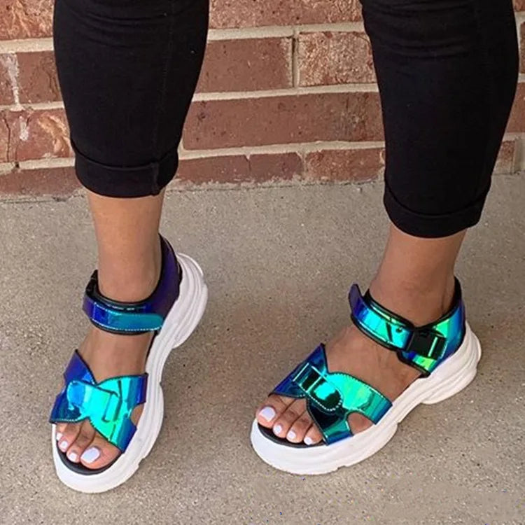 Explosive Style Women's Summer Platform Sandals slippers European Thick-soled  Women Shoes