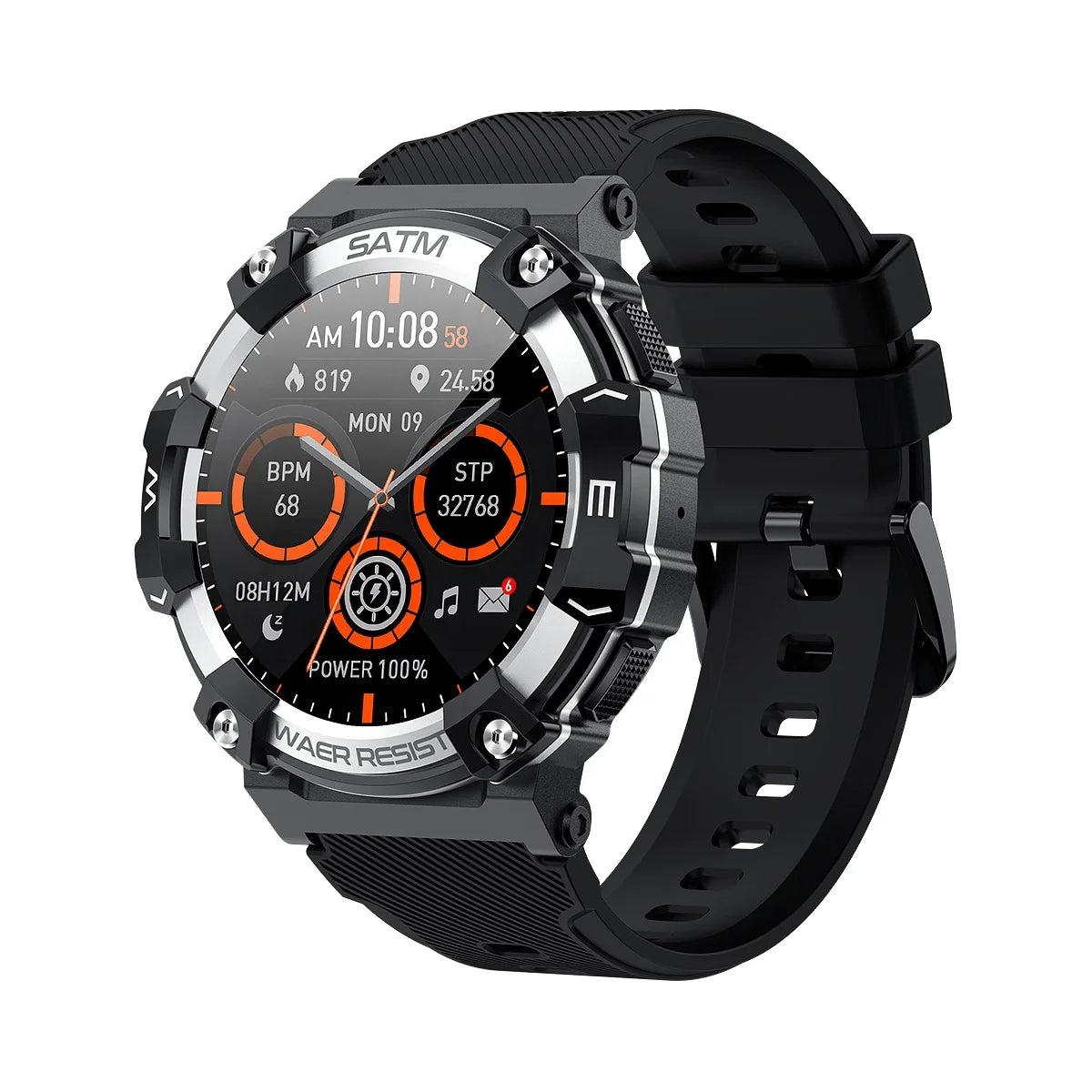 2024 Hot Sale PG666 Smart Watch 1.39 Inch IP68 Waterproof Phone Call Blood Pressure Heart Rate Fitness Compass USB IOS