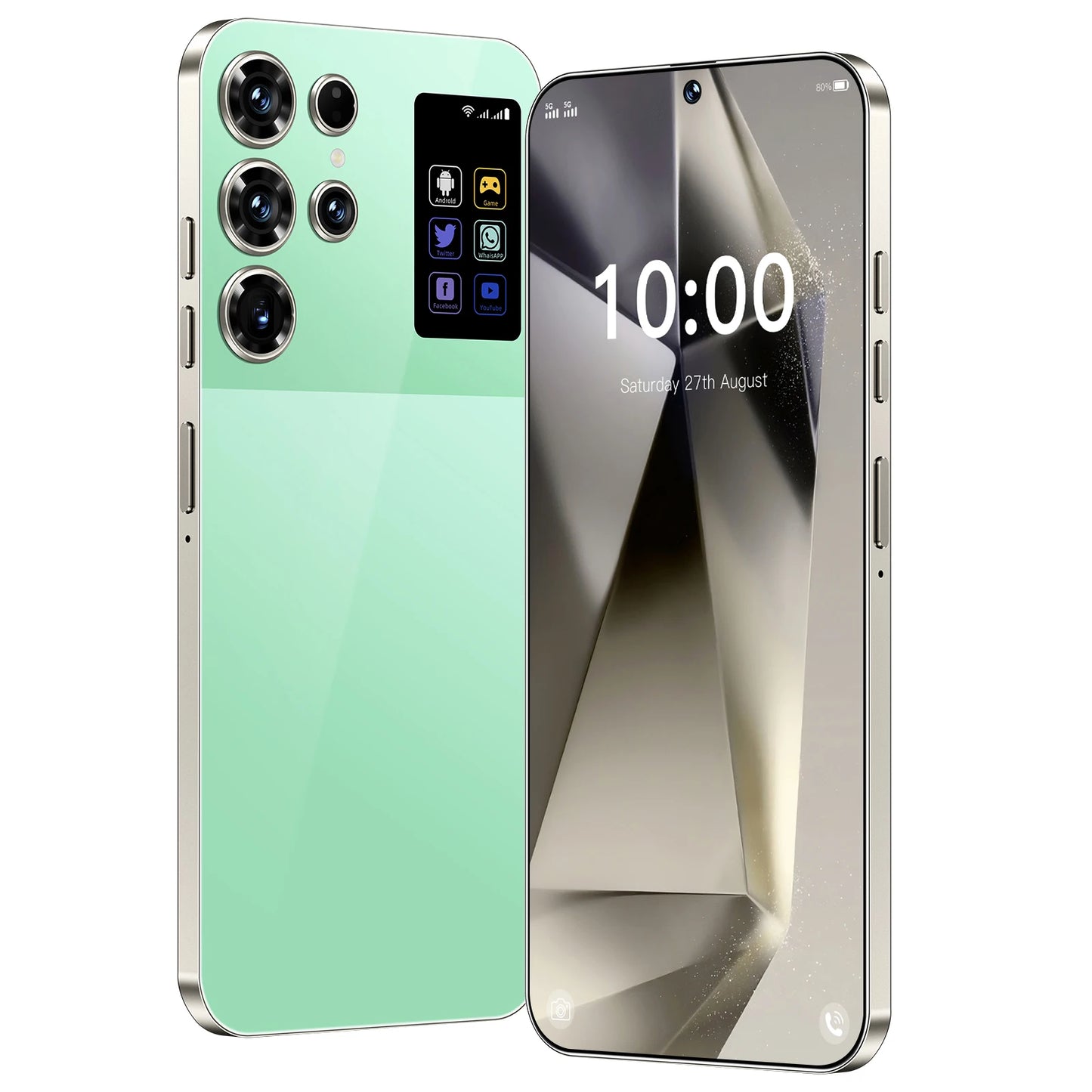 Hot Selling S26 Ultra Smartphones 16GB+1TB Android 15 HD Screen 4G5G 7.3 Inch New Mobile Phone 108MP 100W Facial Recognition