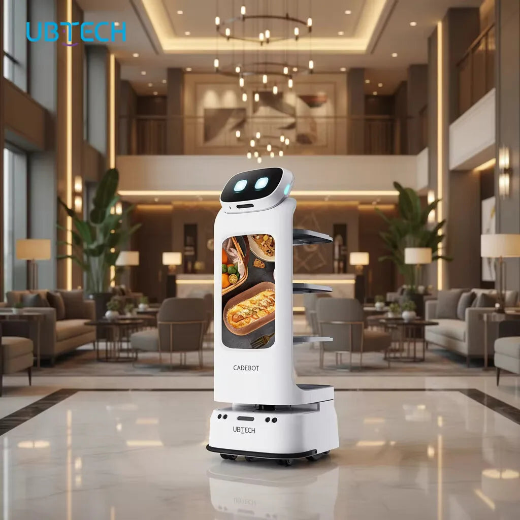 Robot Waiter for Sale Restaurant Delivery Robot Service Robot Waiter Autonomous Food Delivery Robot  Multi-Layer 6-8h Standby