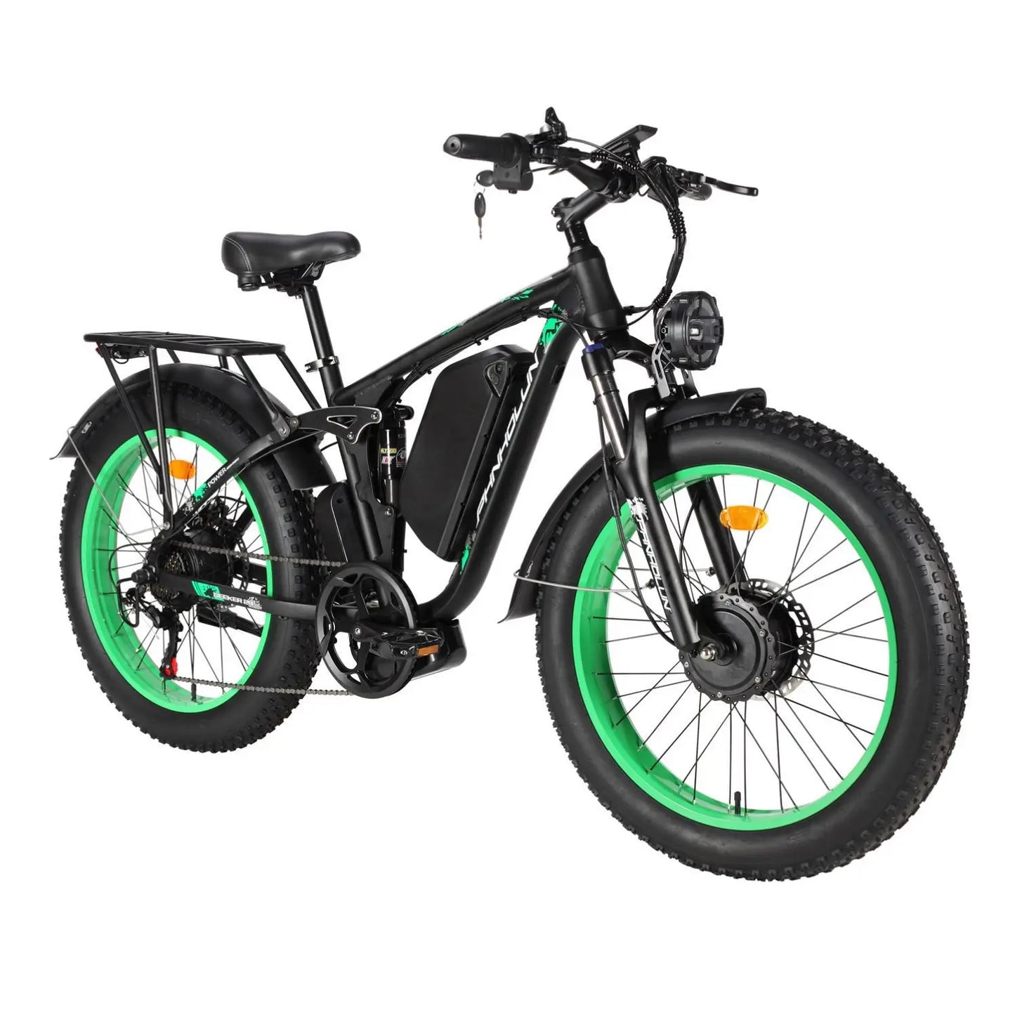 2025 Factory 3000w Electric Bike Dual Motor 24inch 52V All Terrain 25AH Battery Electric Mountain Bike for Adult