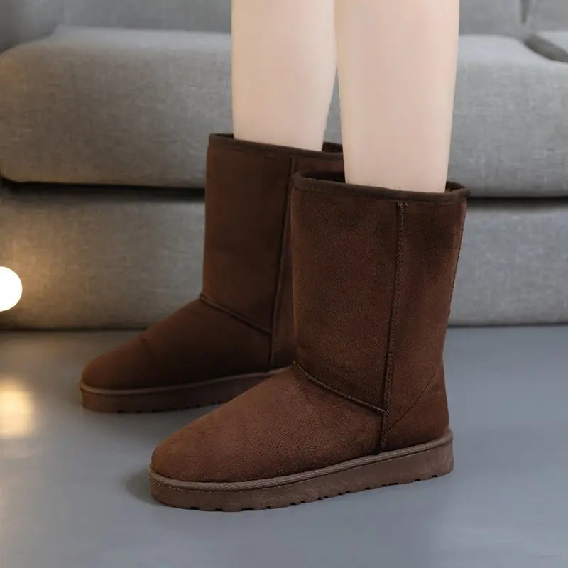 Women's Shoes 2021 Winter New Women Snow Boots Ladies High Quality Warm Australia Boots Set Foot Boots for Women Botas Mujer