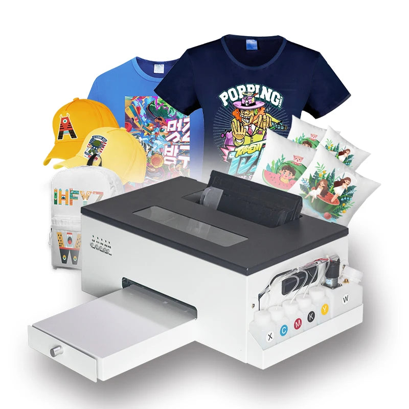 Latest Technology Auplex A4 White Ink DTF Printer and Oven  All in One for Tshirt