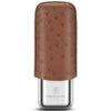 Stainless Steel Cigar Case Anti-pressure Portable Travel Leather Cigar Humidor Box