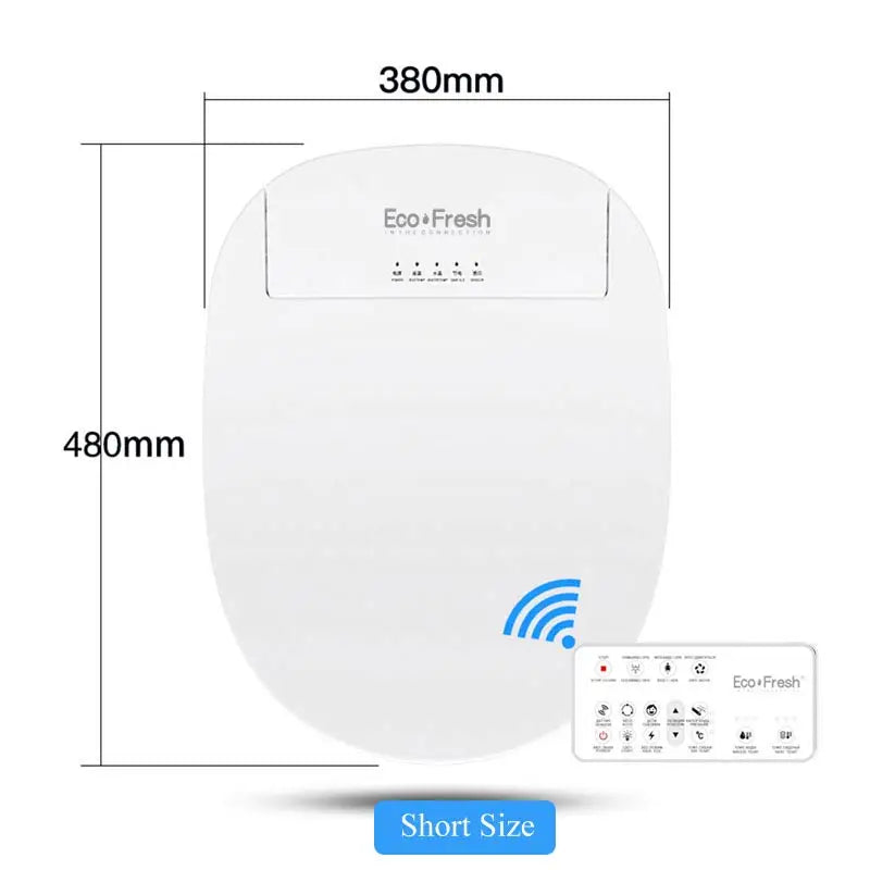 EcoFresh Smart toilet seat  Electric Bidet cover intelligent bidet heat clean dry Massage care for child woman the old