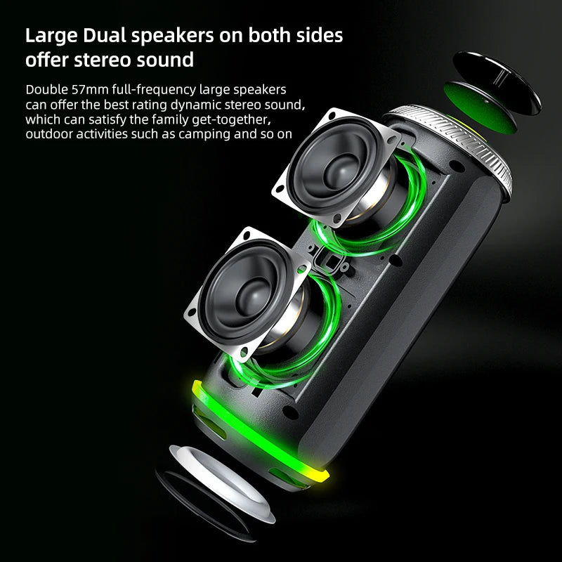 New Arrival High Performance Desktop Bass Loud Speakers Portable Bass Drum Wireless Bluetooth Speaker
