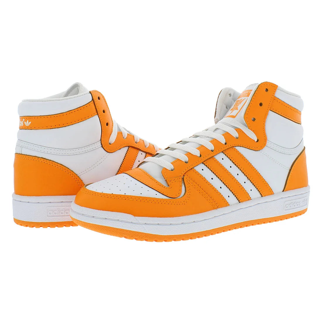 For Top Ten Rb GX0758 Men's Basketball Shoes White Orange Genuine Leather Rubber Outsole EVA Midsole Vietnam Made