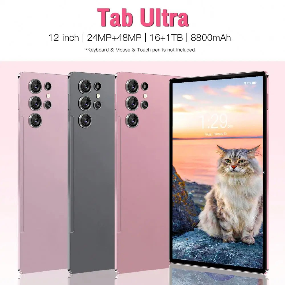 10.1 Inch Unclocked Dual SIM Tablet PC S23 Ultra Big Battery Android 13 5G WIFI GPS Cheap 16+512GB MTK Capacitive Pad for Kids