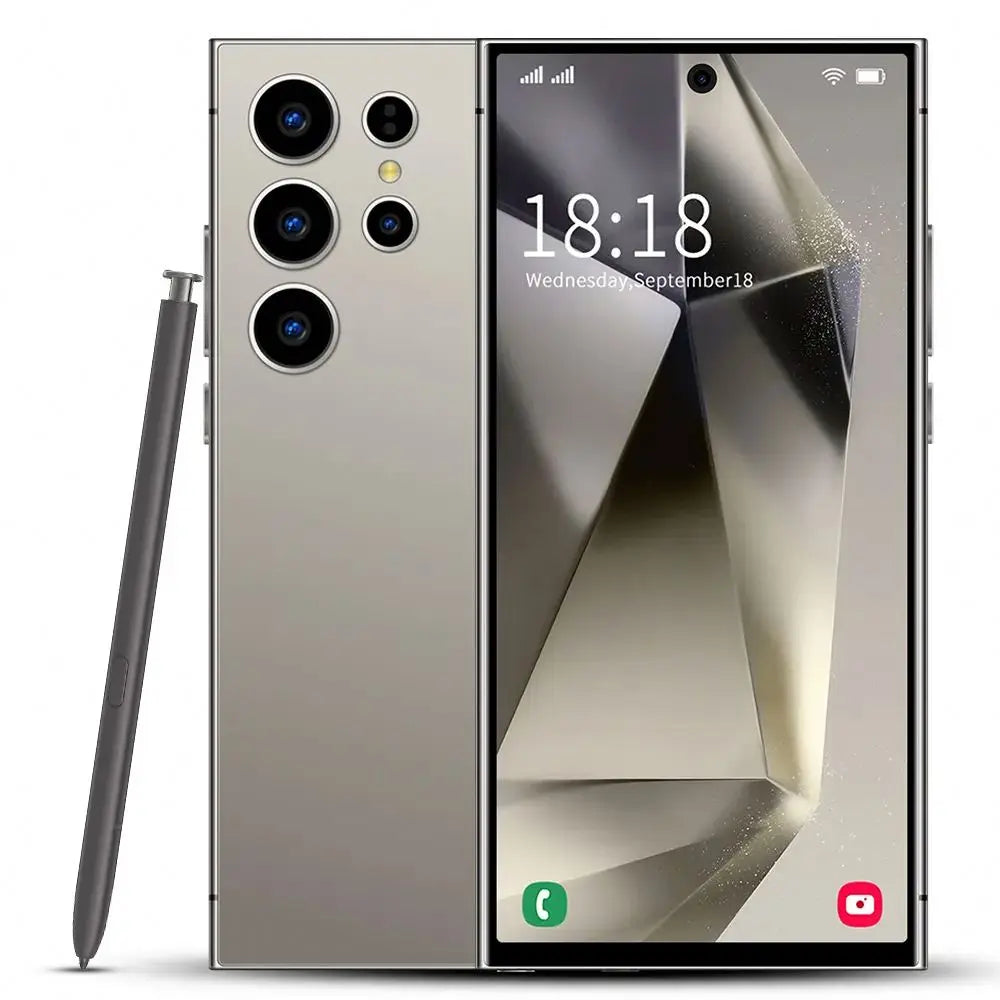 2024 New Hot Selling S24 U Itra Original Smart Phone Dual SIM Card Dual Standby Multi-language Support