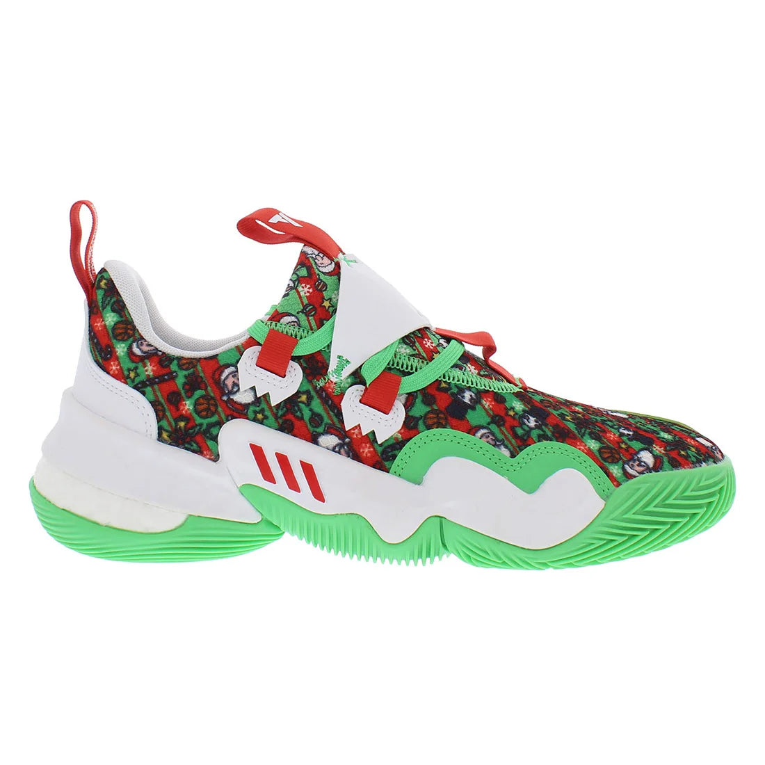 For Trae Young 1 Unisex Basketball Shoes Green/White/Red Color Model GY0305 | 100% Authentic